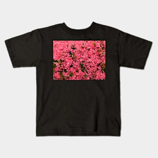 Pretty Little Flowers - Deep Pink Kids T-Shirt